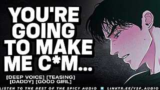 m4f audio sucking cock under your gamer boyfriends desk