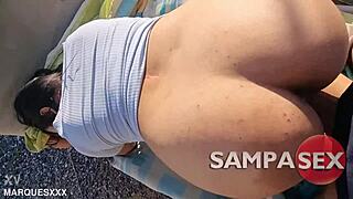 Natty Hot Gets Pussy Filled With Cum In Backyard