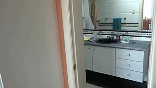 I get two big cumshots on my hairy pussy after fucking and i dress like this to go out