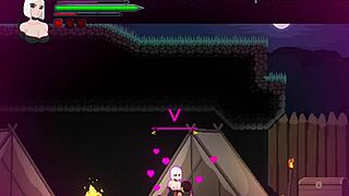 vampire girl seduces and fucks in hentai game
