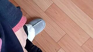 Lesbian Colleague And I Risk Office Masturbation