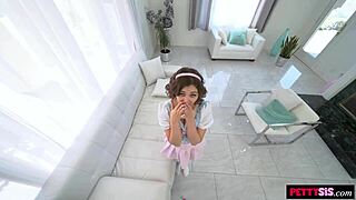 Horny little stepsister writes perverted fantasies about pounding