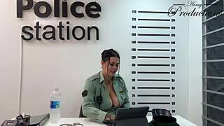 forget jail foreigner agrees to fuck busty milf cop
