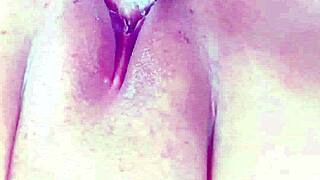 Young arab wife reaches body shaking orgasm