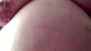 Milf In Bathtub Plays With Pussy. Step Mom Sucks Step Son Deep & Gets Cum On Boobs