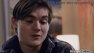 busty milf gets licked by teen neighbor on pussy