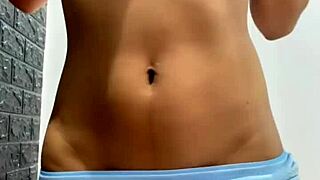 Young girl shows her rich body ending in orgasm