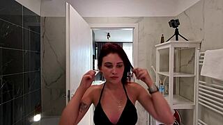 Real college girl authentic redhead petite 18+ slut comes for a fashion try on haul it turns out softcore porn with amateur director