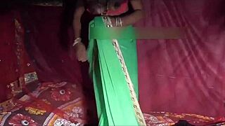 indian wife bent over for anal sex on ranch with big cock