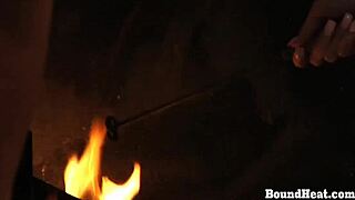 Rough throat this whore is kneeling for face fuck