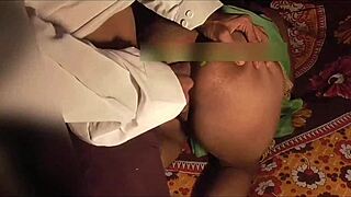 indian wife bent over for anal sex on ranch with big cock