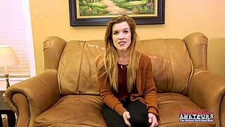 Keaton tiny ginger coed eager rimjob messy bj thirsty finish