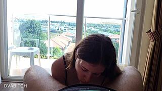 i entered wrong room and sucked neighbors dick