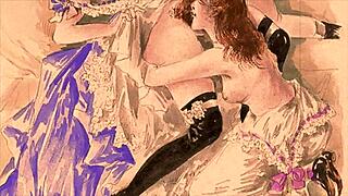 Vintage erotic art looks so timeless
