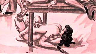Vintage erotic art looks so timeless