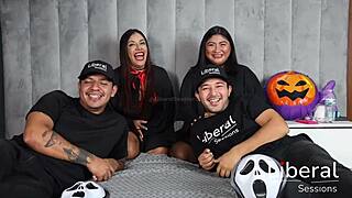 un juego previo antes de compartir sus esposas
