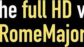 Voluminous Hair Frames Roxy Ray As She Takes Rome Majors Shaft Fully