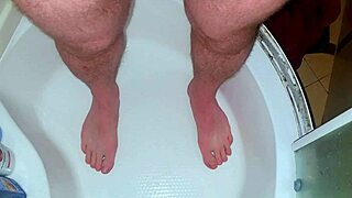 Hidden cam catches naked guy at home