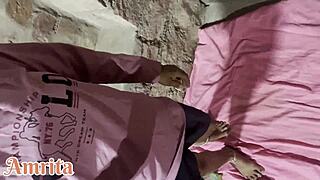 hot indian desi step brother in law bangs his skinny sister in law