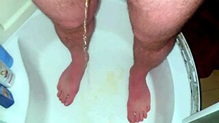 Hidden cam catches naked guy at home