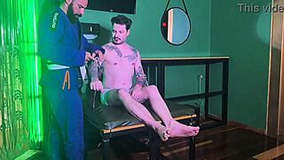 Bondage With Muscular Brazilian Roommate