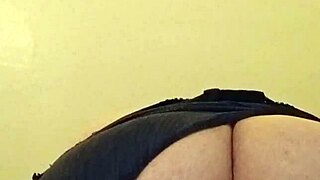 Guy enjoys solo panty sniffing session