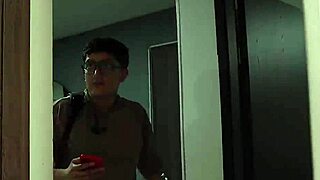 Colombian roommate shares rough dorm sex